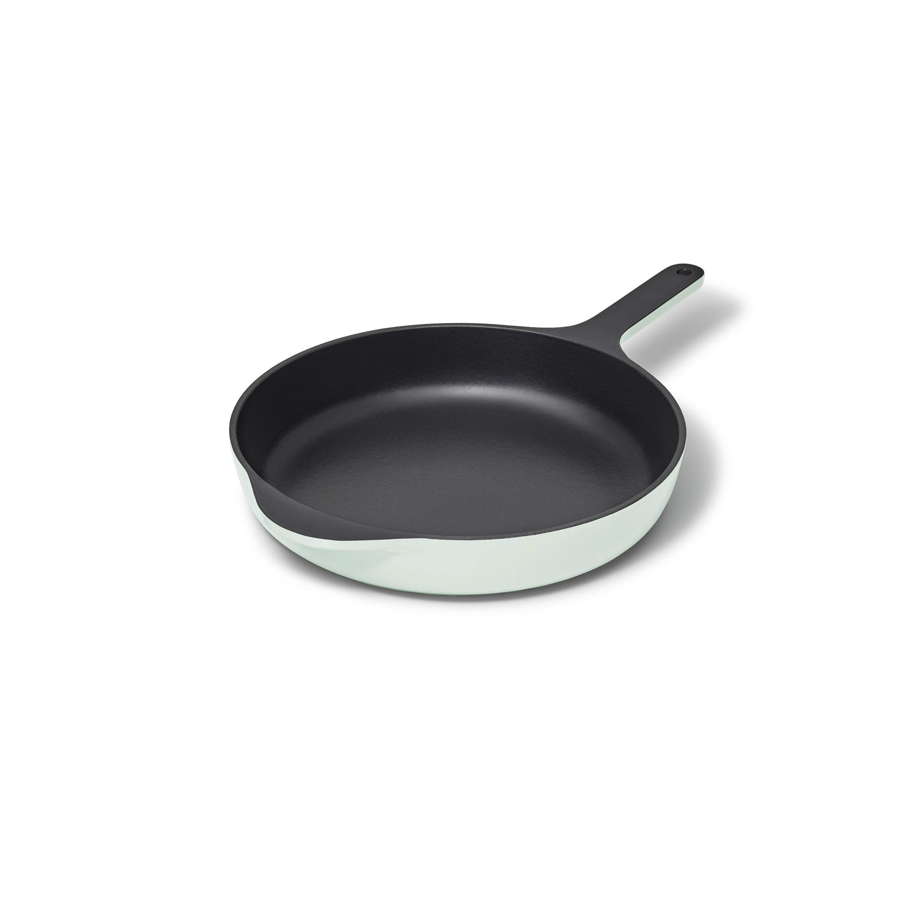 10.5" Enameled Cast Iron Skillet Ligth Mist