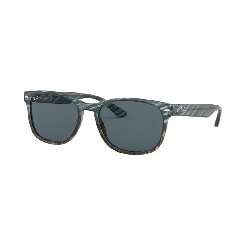 RB2184 Sunglasses - (Striped Blue Frame with Blue Gradient Lens)