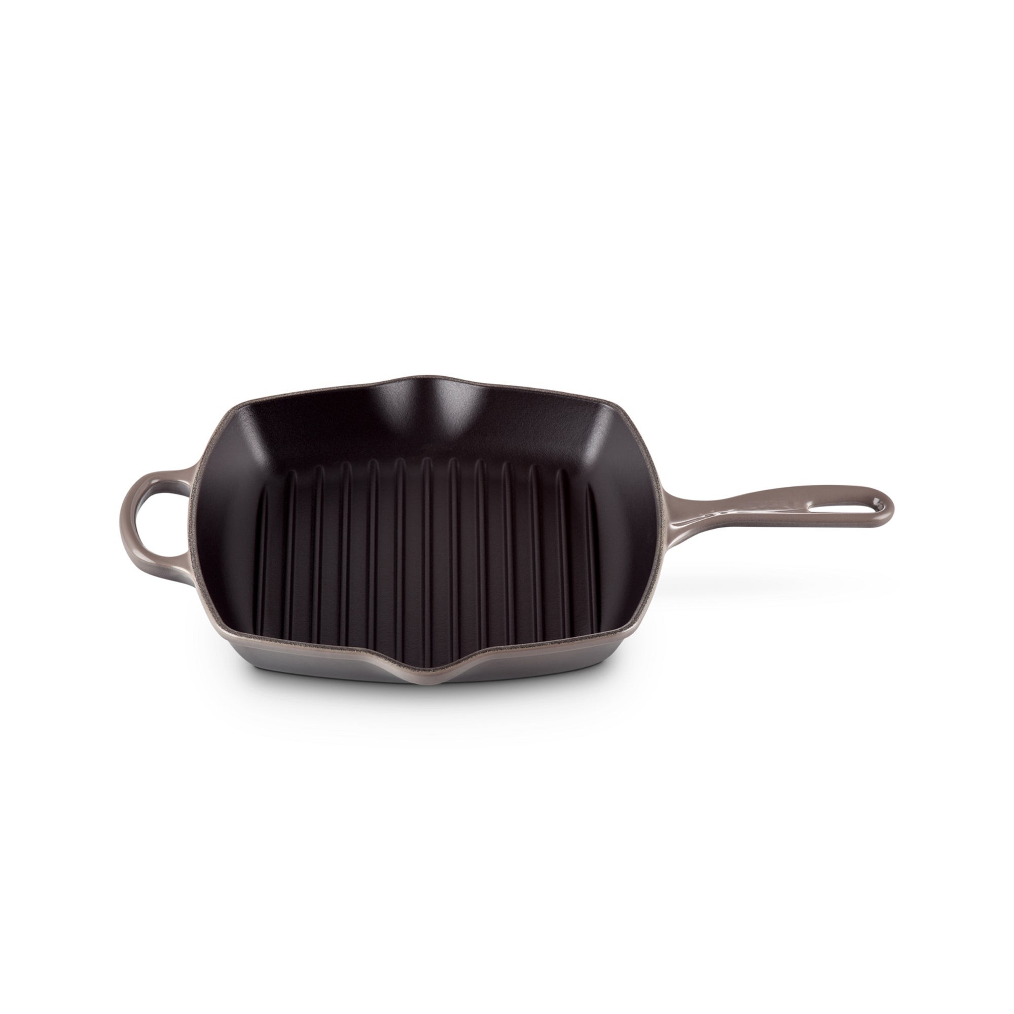 10.25" Signature Cast Iron Square Skillet Grill Oyster