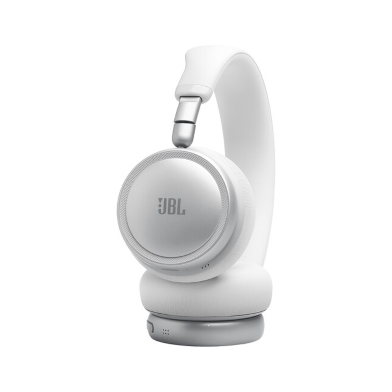 White Live 680 Wireless Noise Canceling On-Ear Headphones