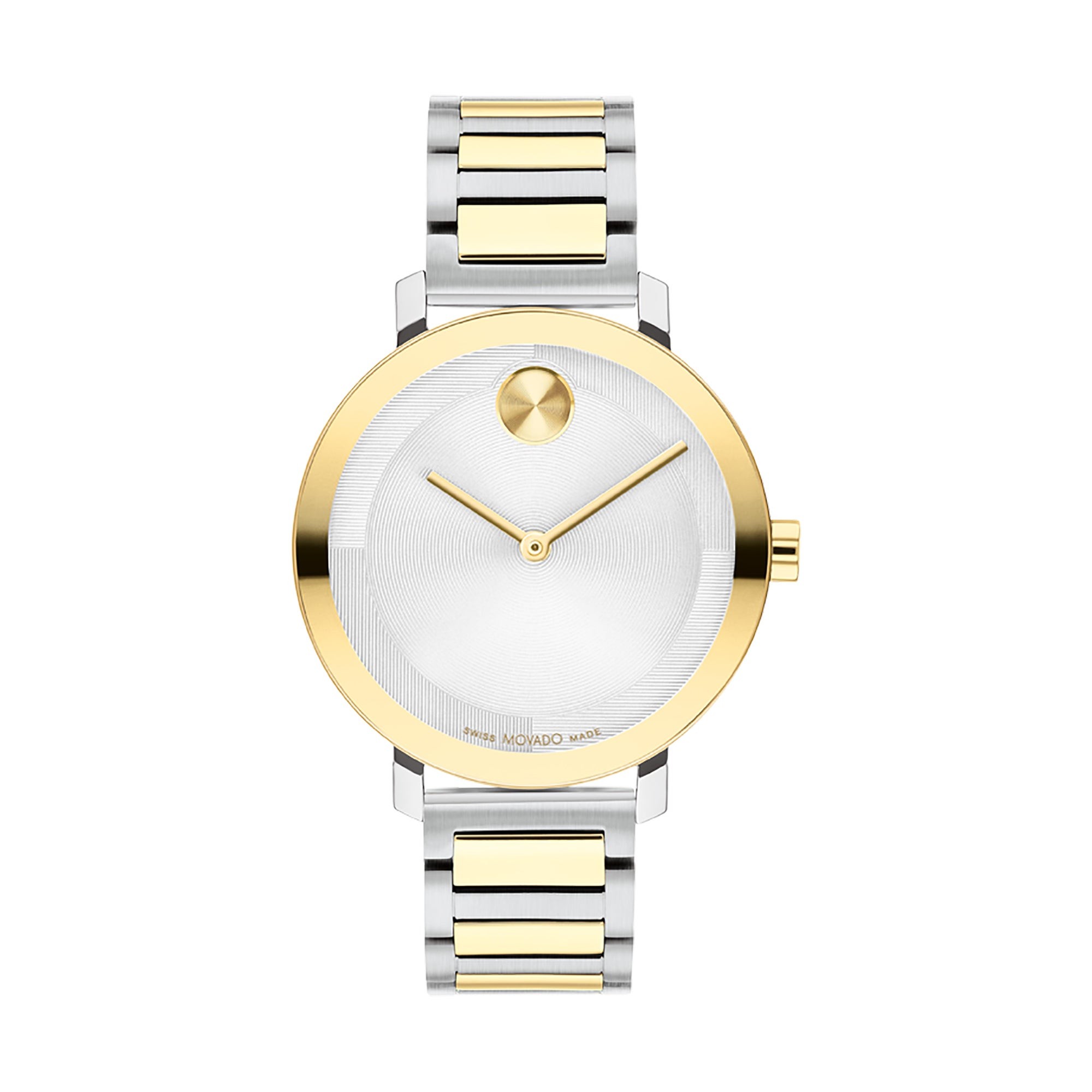 Ladies' Bold Evolution 2.0 Two-Tone Stainless Steel Watch, Silver Dial