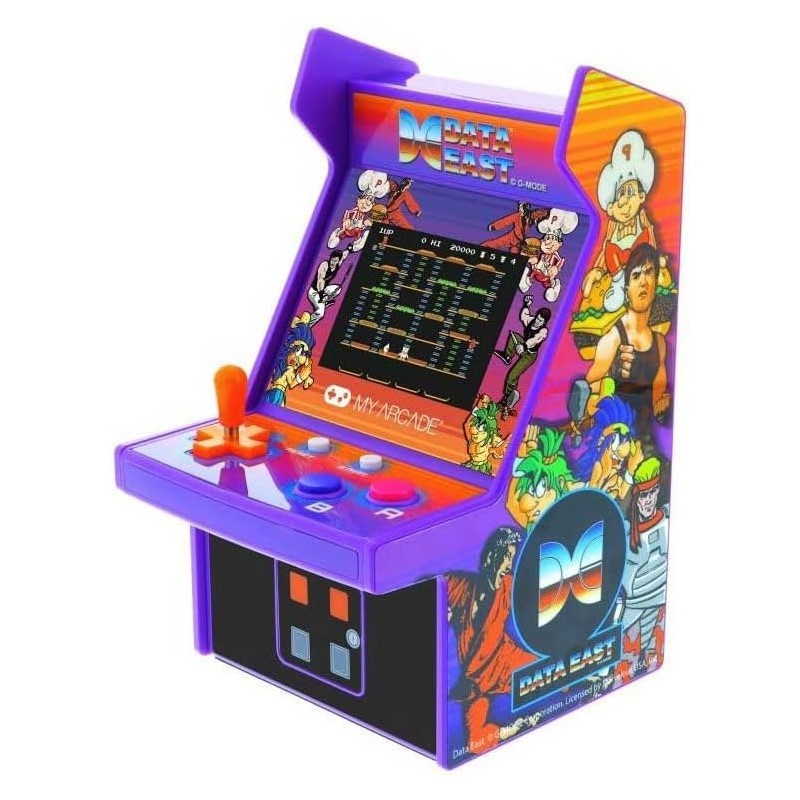 Micro Player 6.75 Inch Data East Hits Collectible Retro (308 Games In 1)