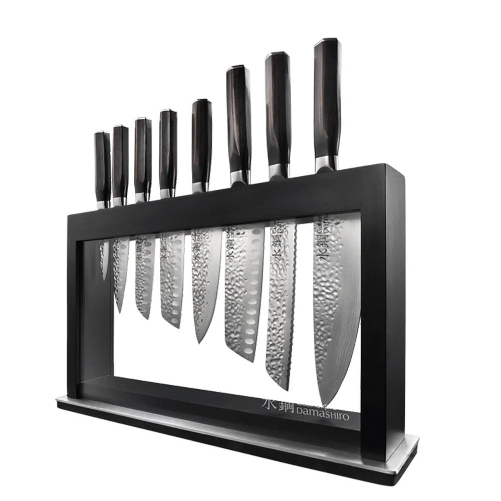 Damashiro 9pc Emperor Hisa Knife Block