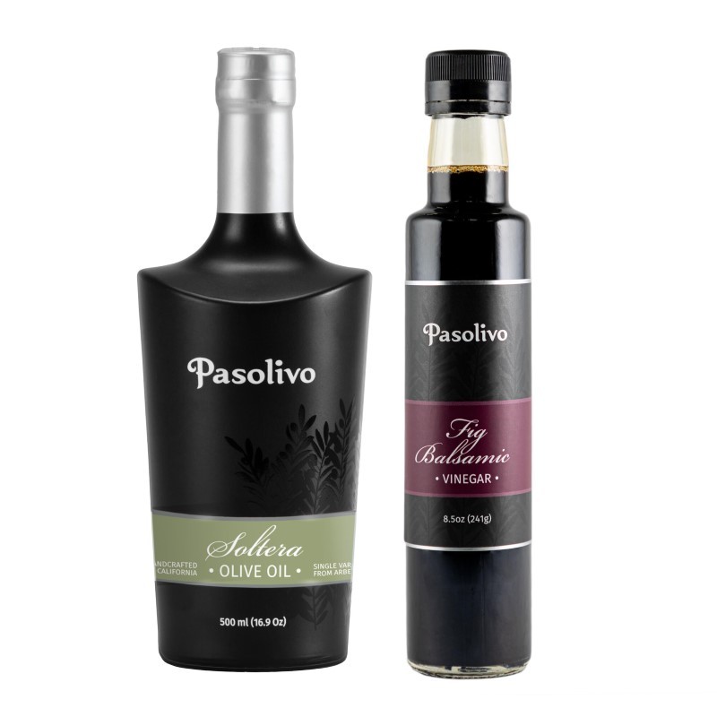 Soltera Extra Virgin Olive Oil & Fig Balsamic 8.5 oz Soltera Extra Virgin Olive Oil & Fig Balsamic 8.5 oz