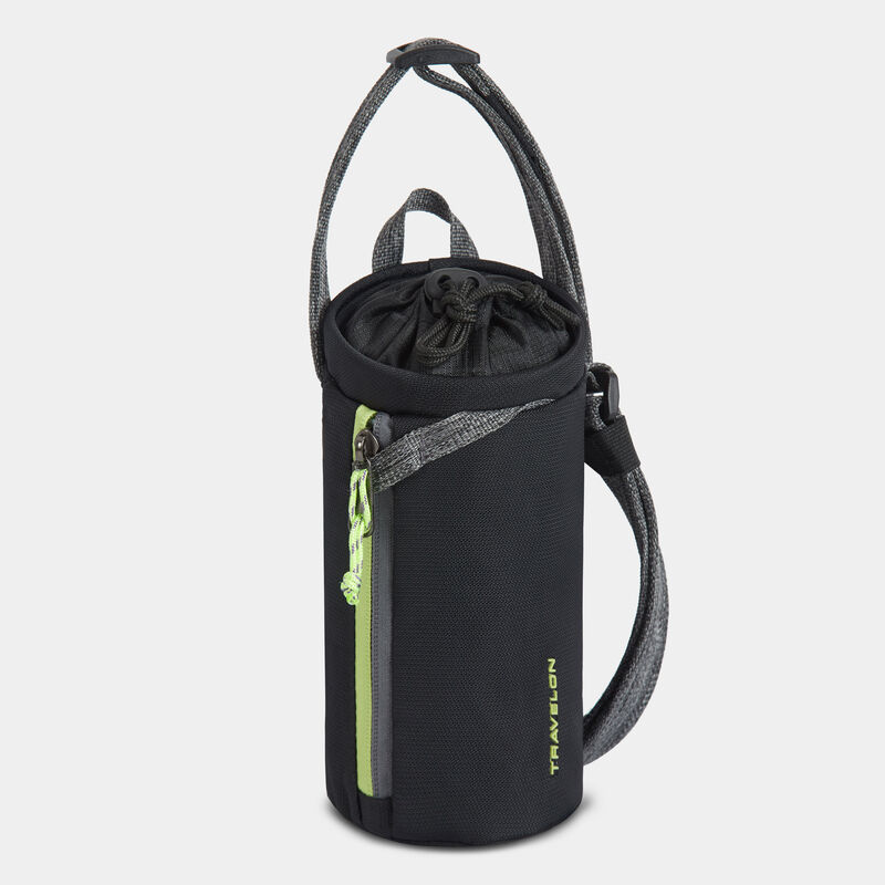 Greenlander Anti-Theft Insulated Water Bottle Bag - (Jet Black)