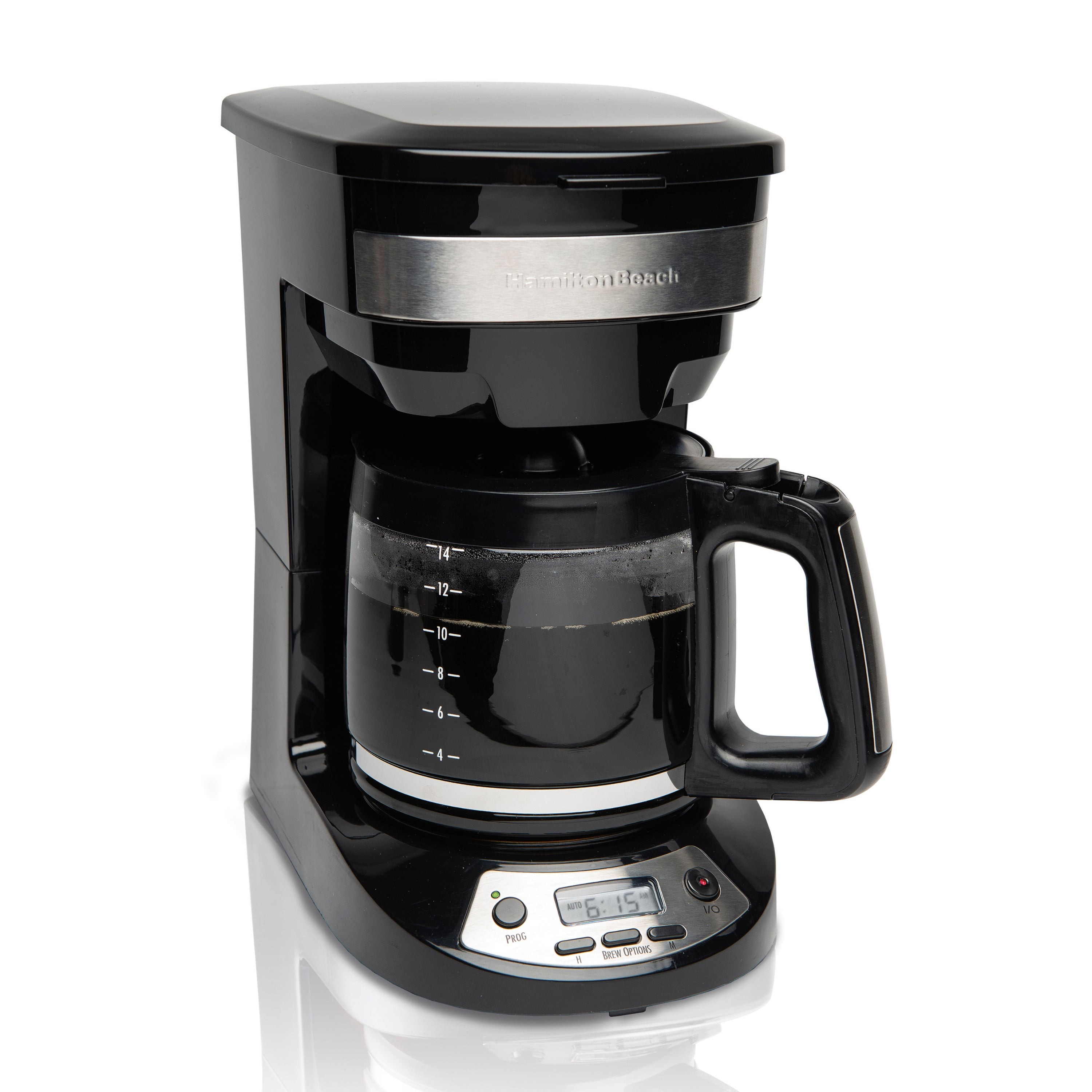 14 Cup Programmable Coffee Maker Black