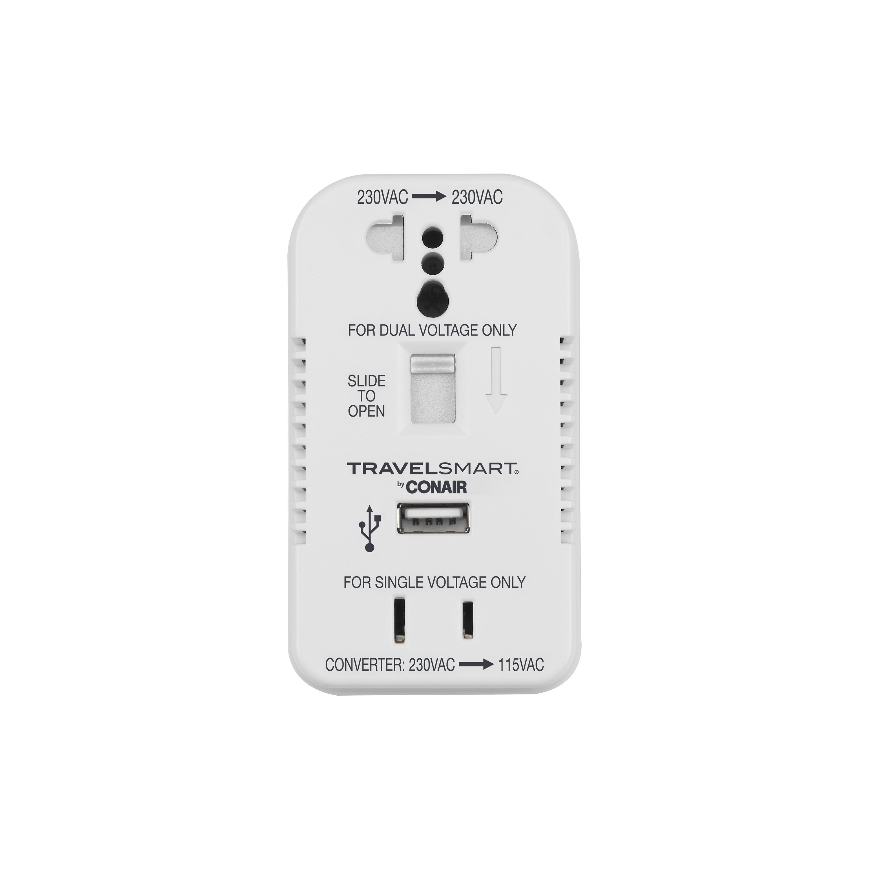 TravelSmart 1875 Watt High Power Converter for Single-Voltage Appliances