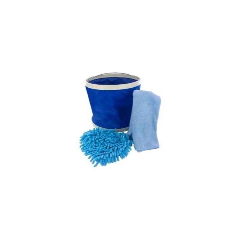 Auto Cleaning Kit with Collapsible Bucket