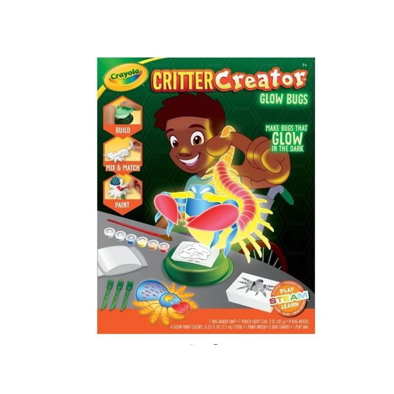 Critter Creator Glow in the Dark Bug Fossil Kit