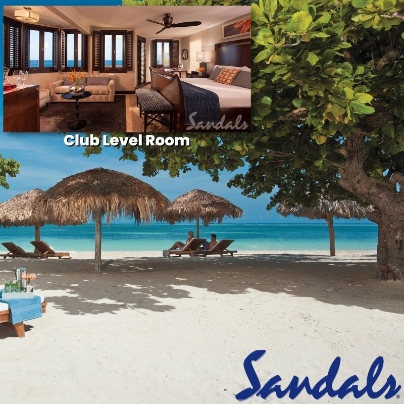 Choice of 11 Resorts in the Caribbean 4 Night Stay Club Level Room