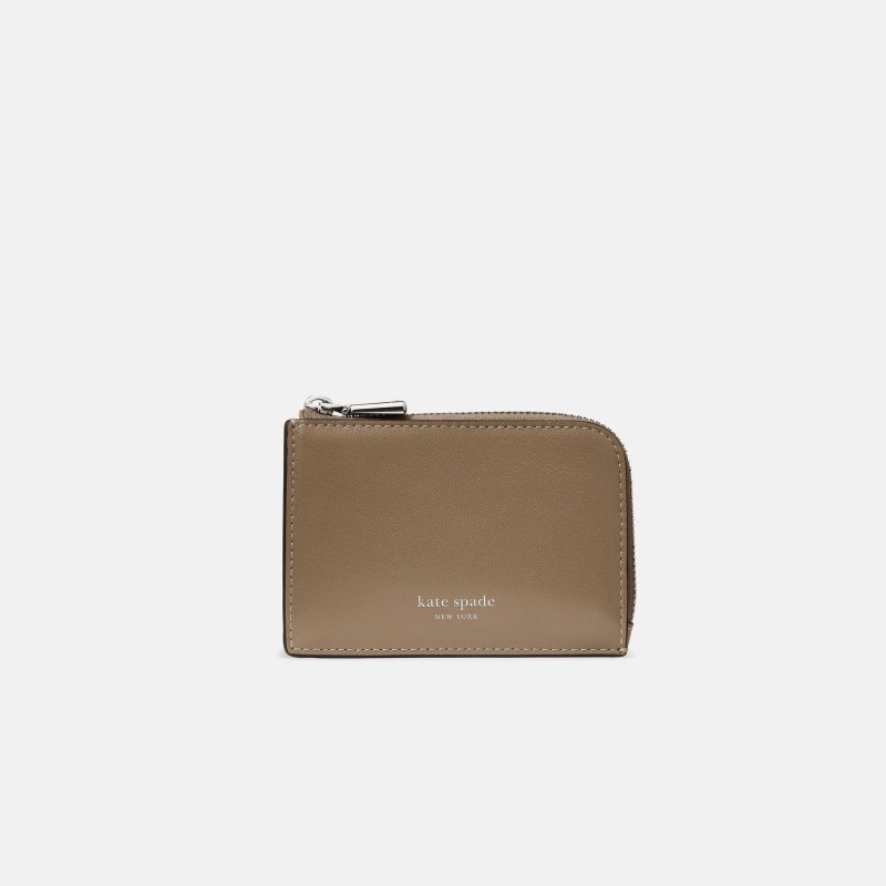 Mini Zip Card Case Driftwood