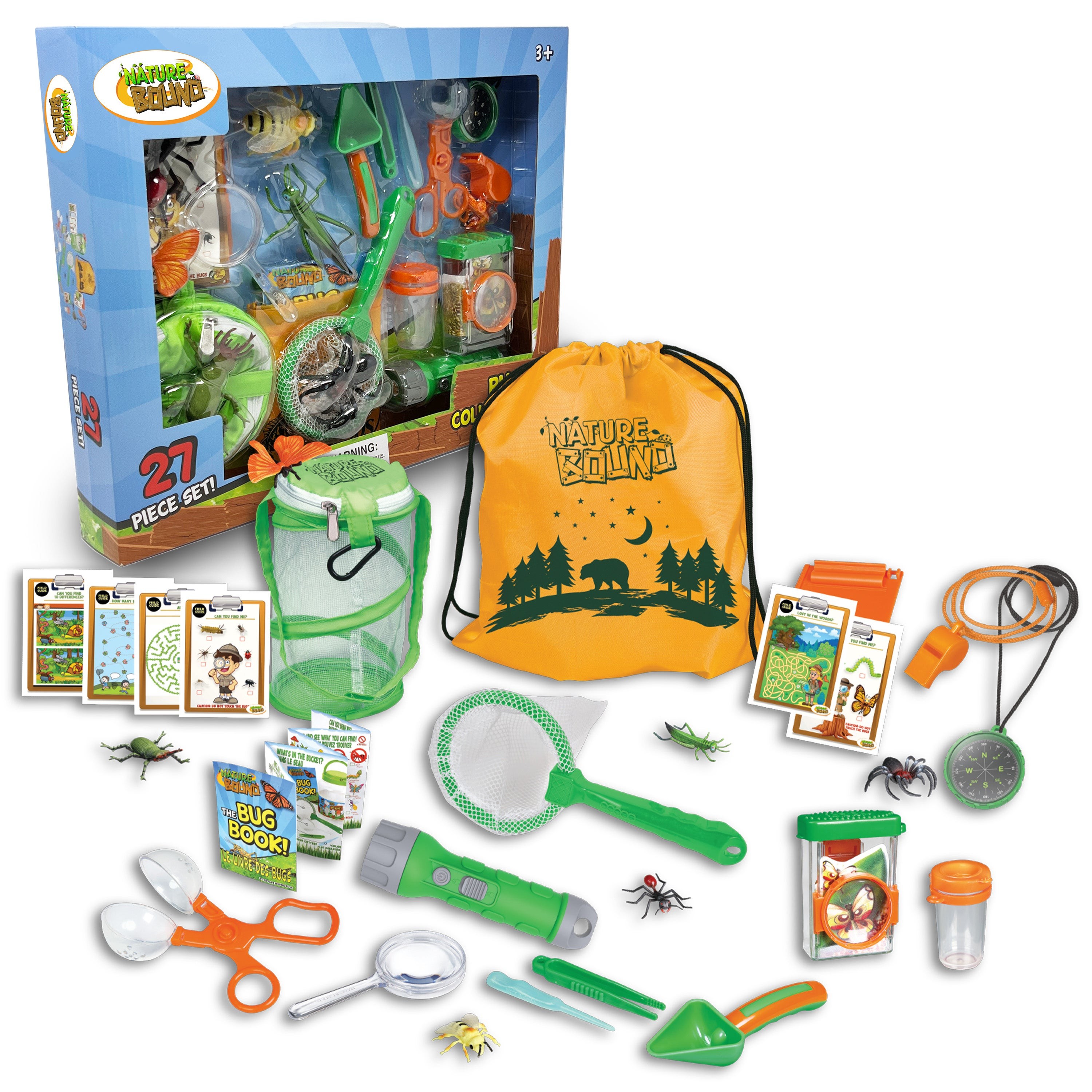 27pc Bug Collecting Kit Ages 3+ Years