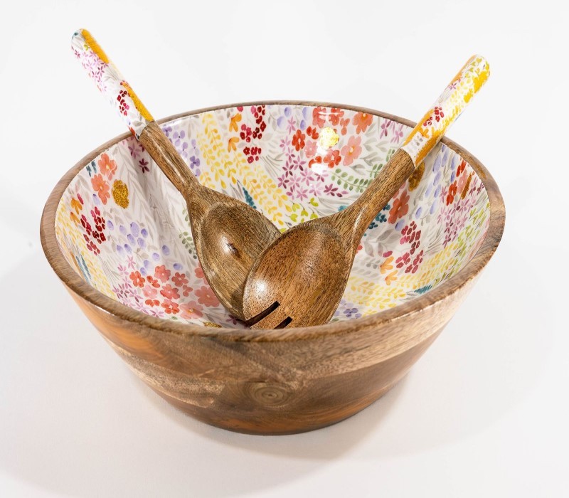 Large Floral Gold Foil Set