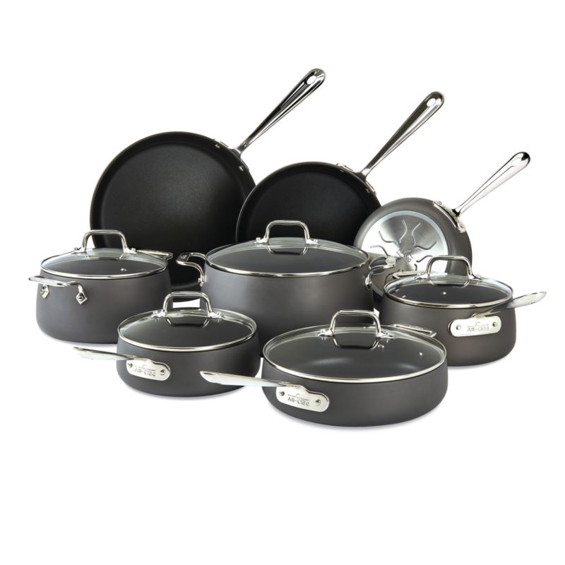 HA1 Non-Stick Hard Anodized Cookware Set - (13 Piece)