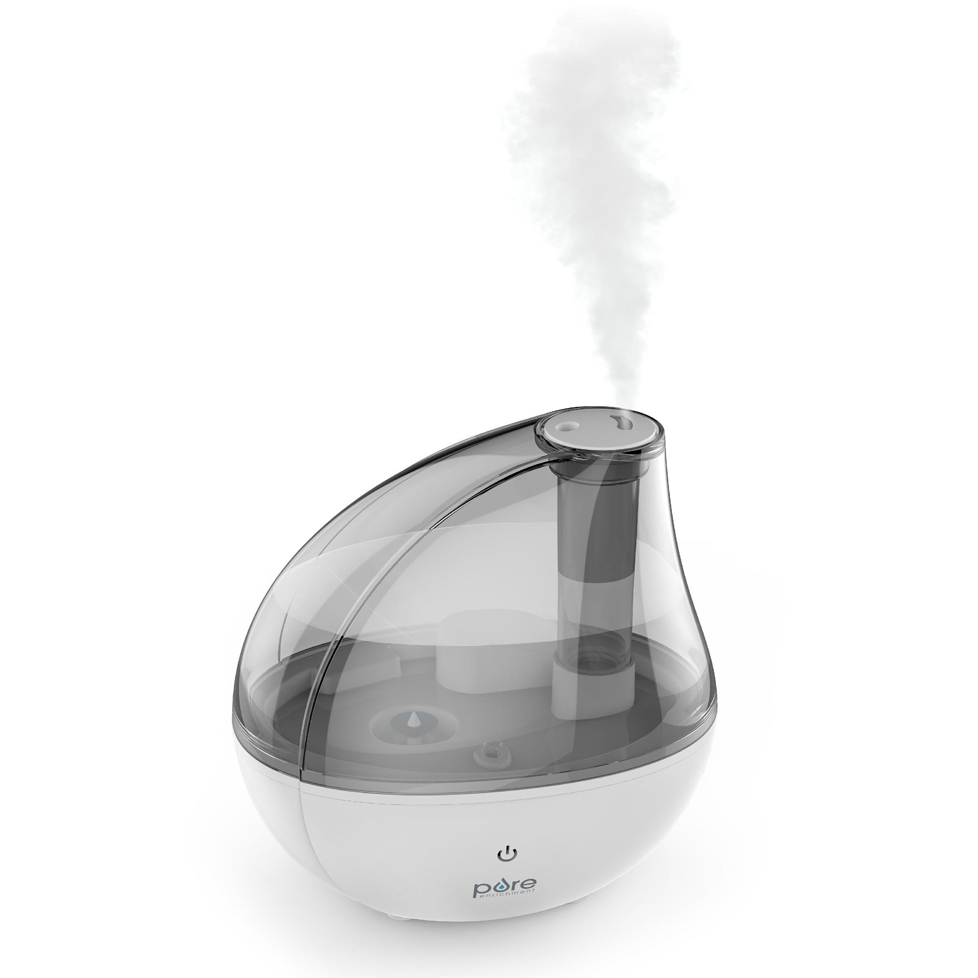 MistAire Ultrasonic Cool Mist Humidifier Silver