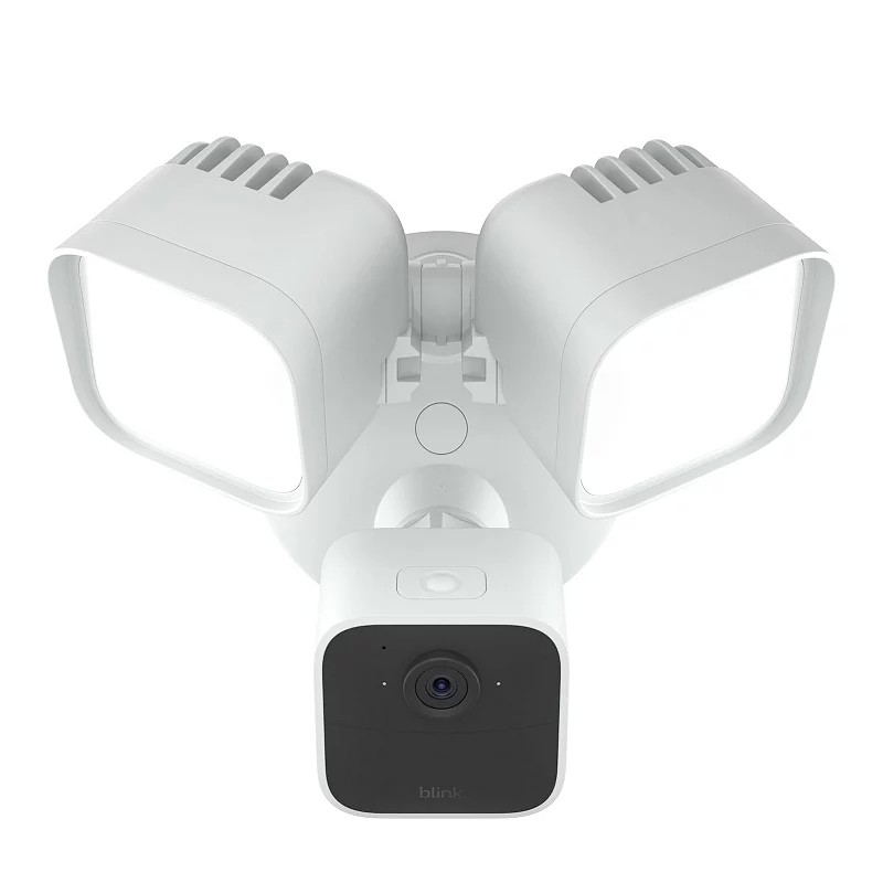 Blink Wired Floodlight Camera with Alexa - White