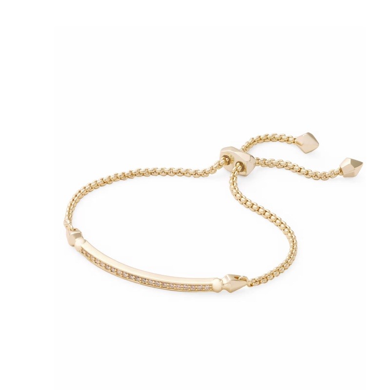 Ott Adjustable Chain Bracelet in Gold