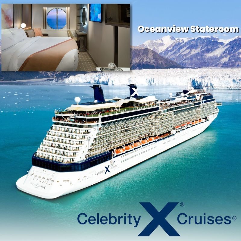 7-8 Night Caribbean or 6-7 Night Alaska, Bermuda or Pacific Coastal Cruise - Oceanview Stateroom