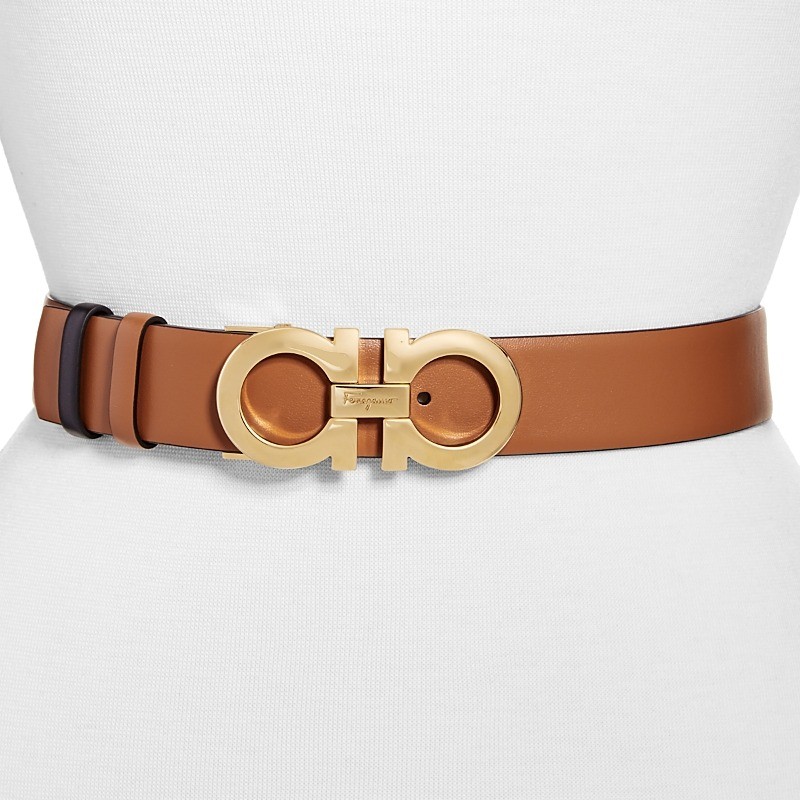 Reversible and adjustable Gancini belt