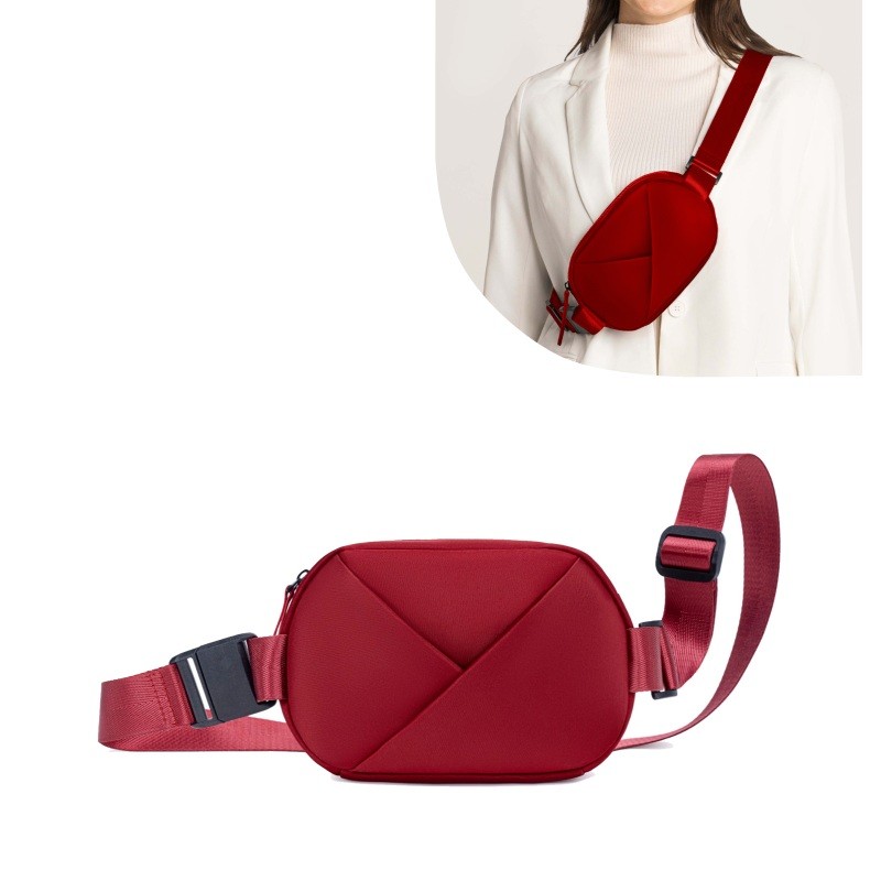 Origami Belt and Sling Bag - Crimson Origami Belt and Sling Bag - Crimson