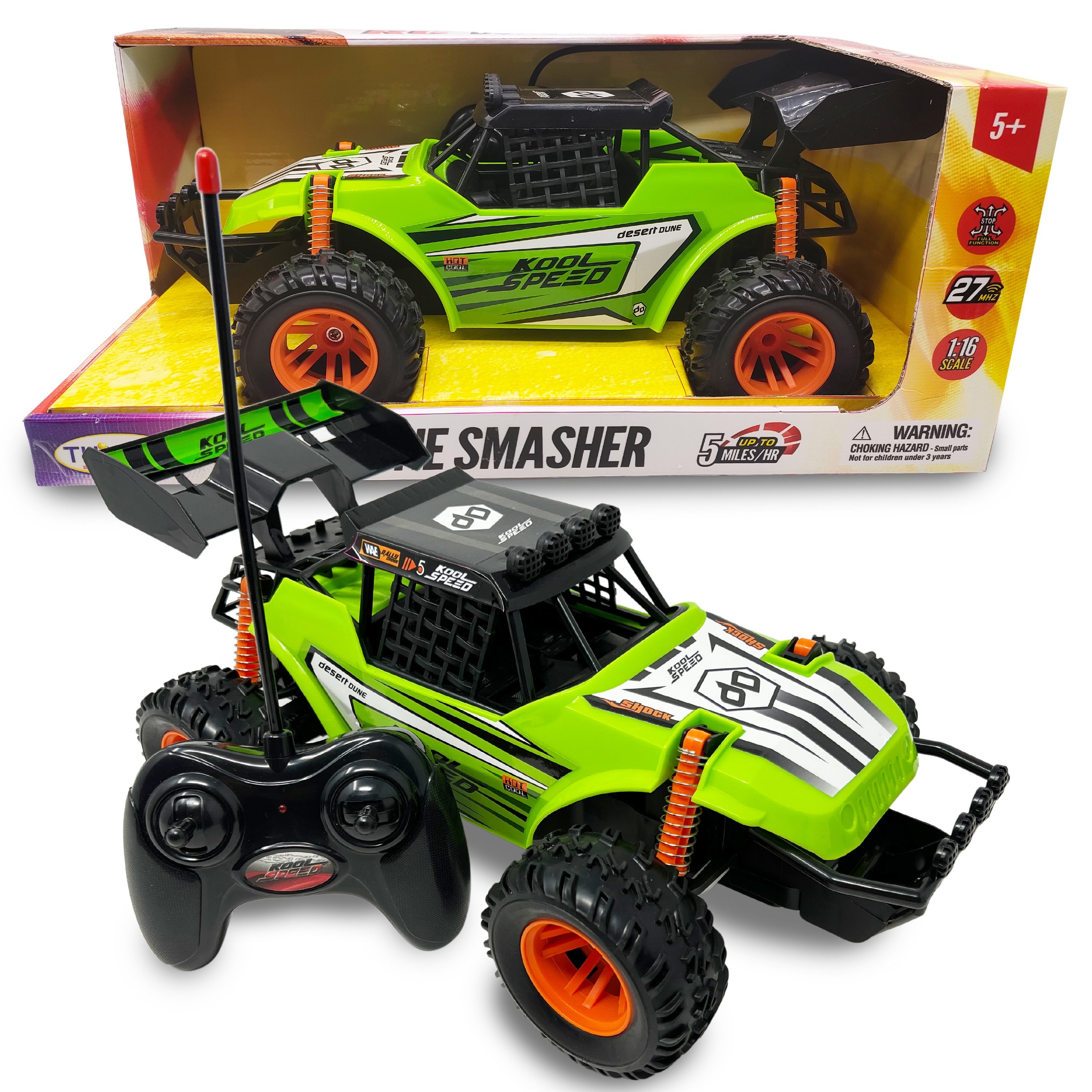 RC Dune Smasher Off-Roader 1:16 Scale Ages 5+ Years