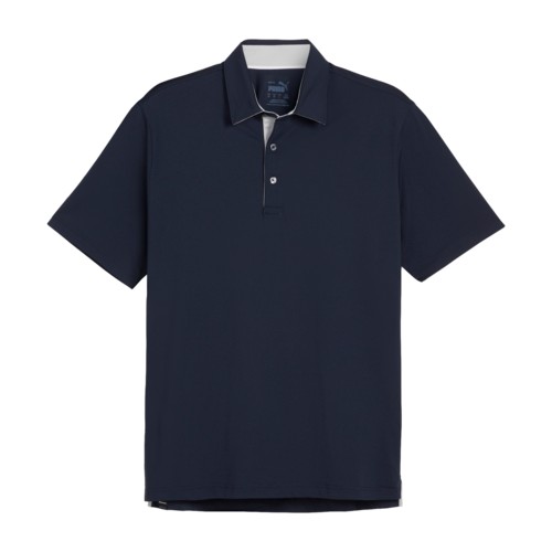 Puma MATTR Brigade Polo Deep Navy-Ash Gray, Size Medium Medium, Deep Navy/Ash Gray