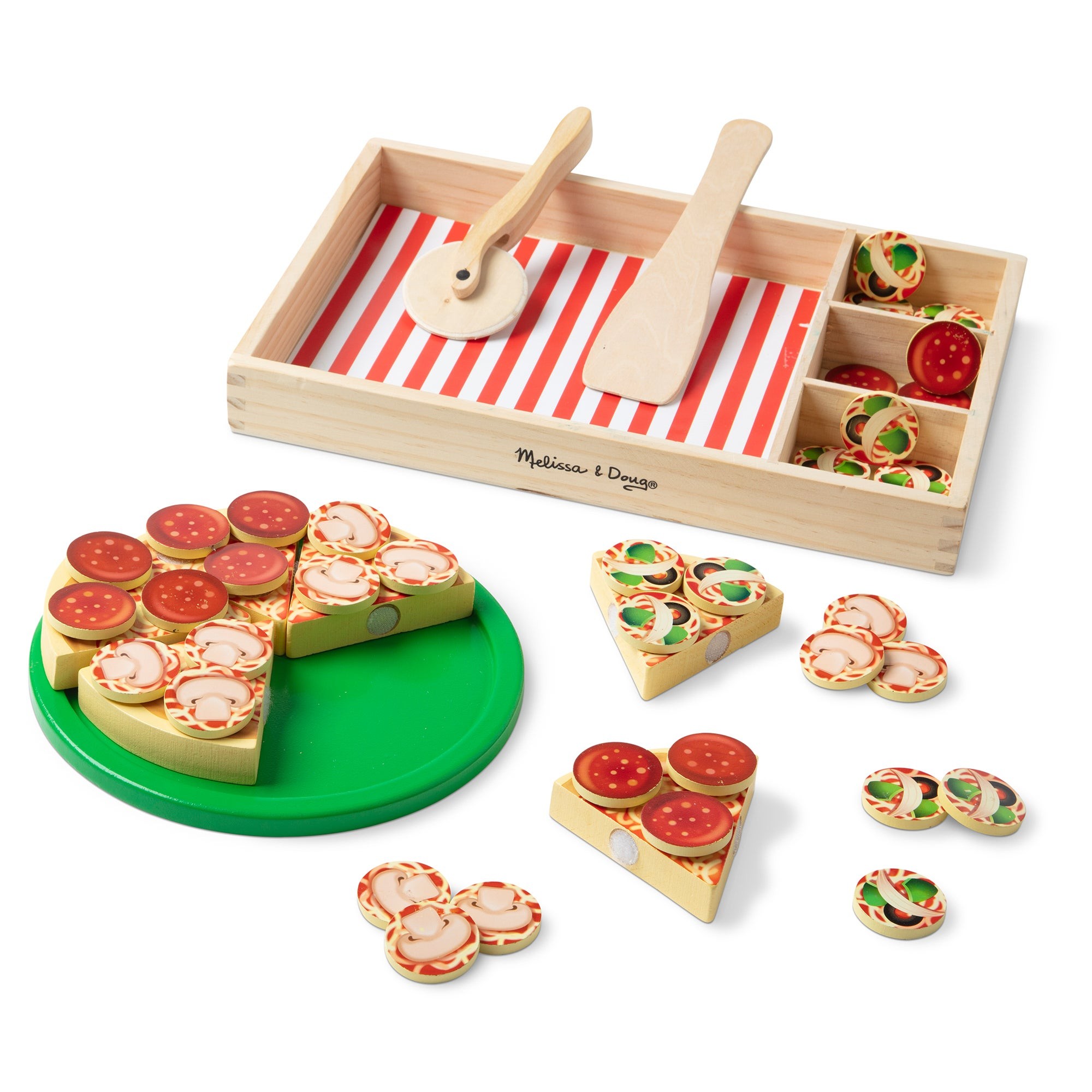 Wooden Pizza Party Play Set Ages 3+ Years