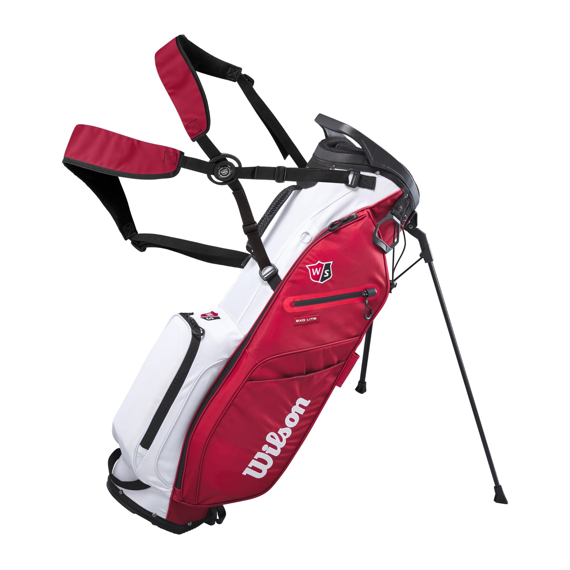 EXO Lite Stand Golf Bag Staff Red