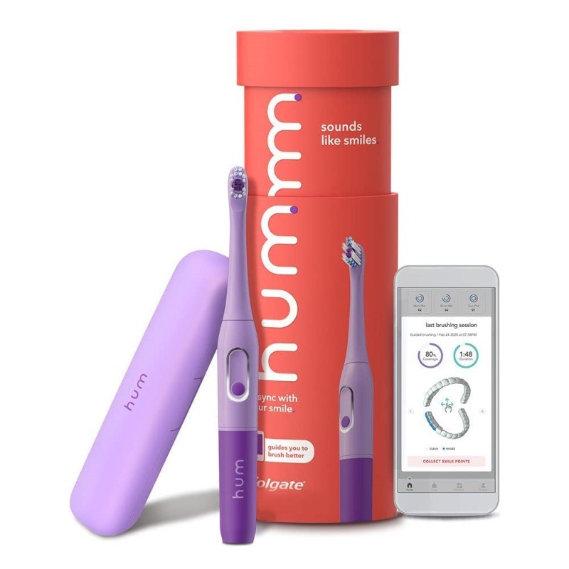 Hum Smart Toothbrush - (Purple)