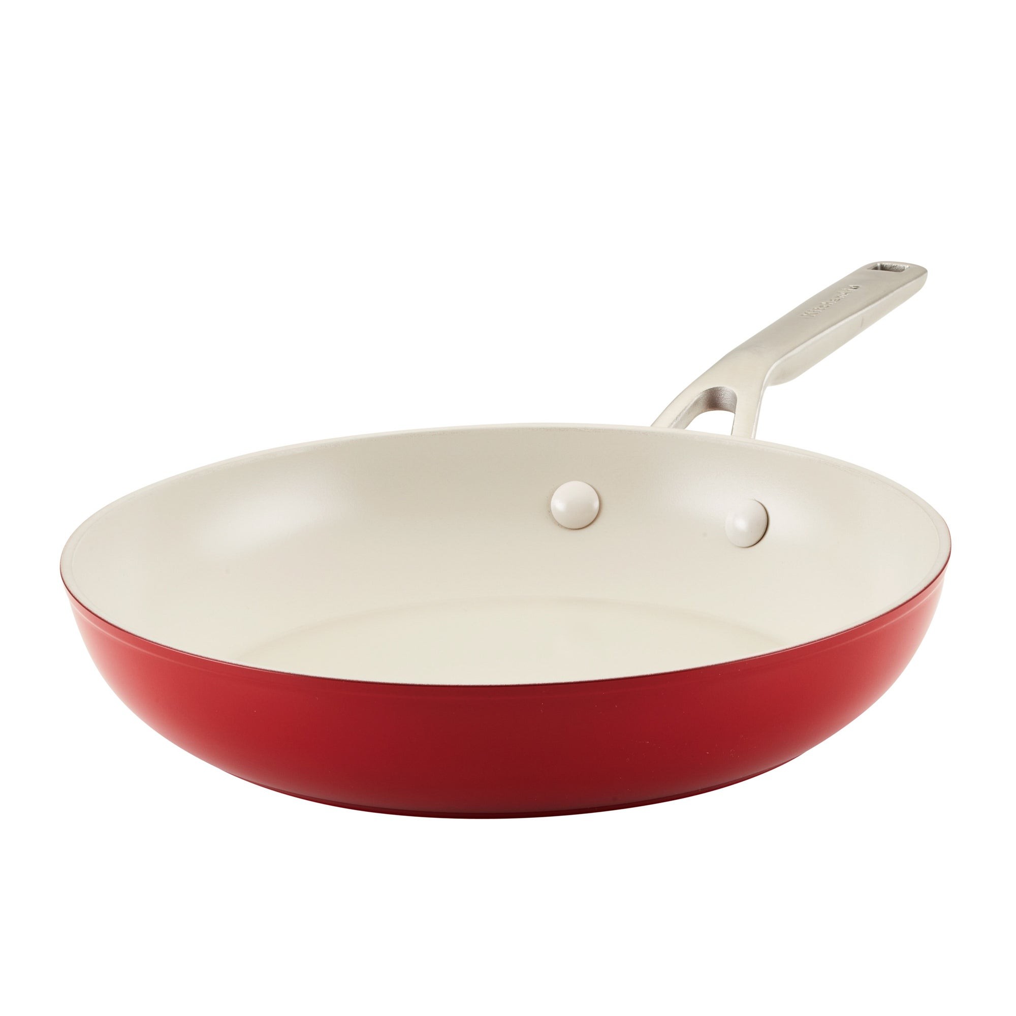 10" Hard Anodized Ceramic Nonstick Fry Pan Empire Red