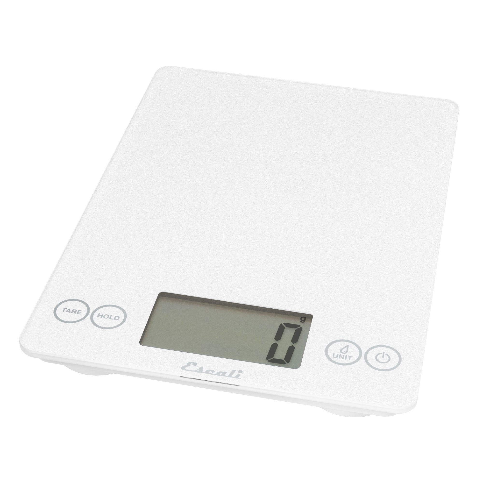 Arti Glass Digital Kitchen Scale Frost White