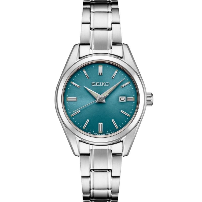 Ladies Essentials SS Quartz Bright Ocean Blue Dial - SS bracelet