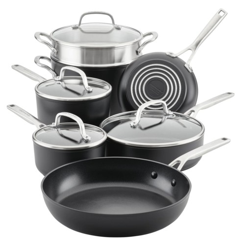 KitchenAid 11-Piece Hard Anodized Induction Cookware Set