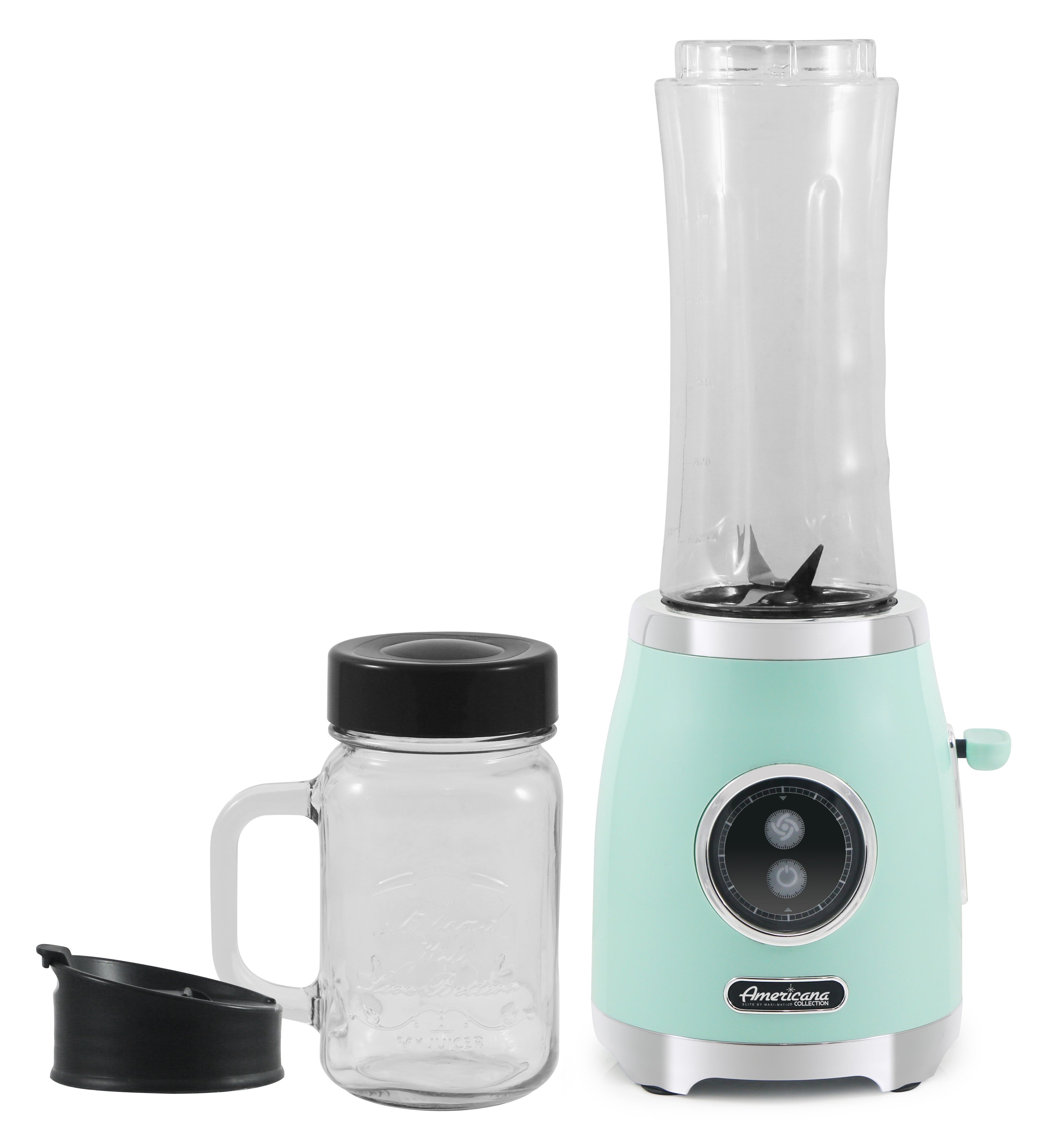 Retro Personal Blender w/ Sports Bottle Mint