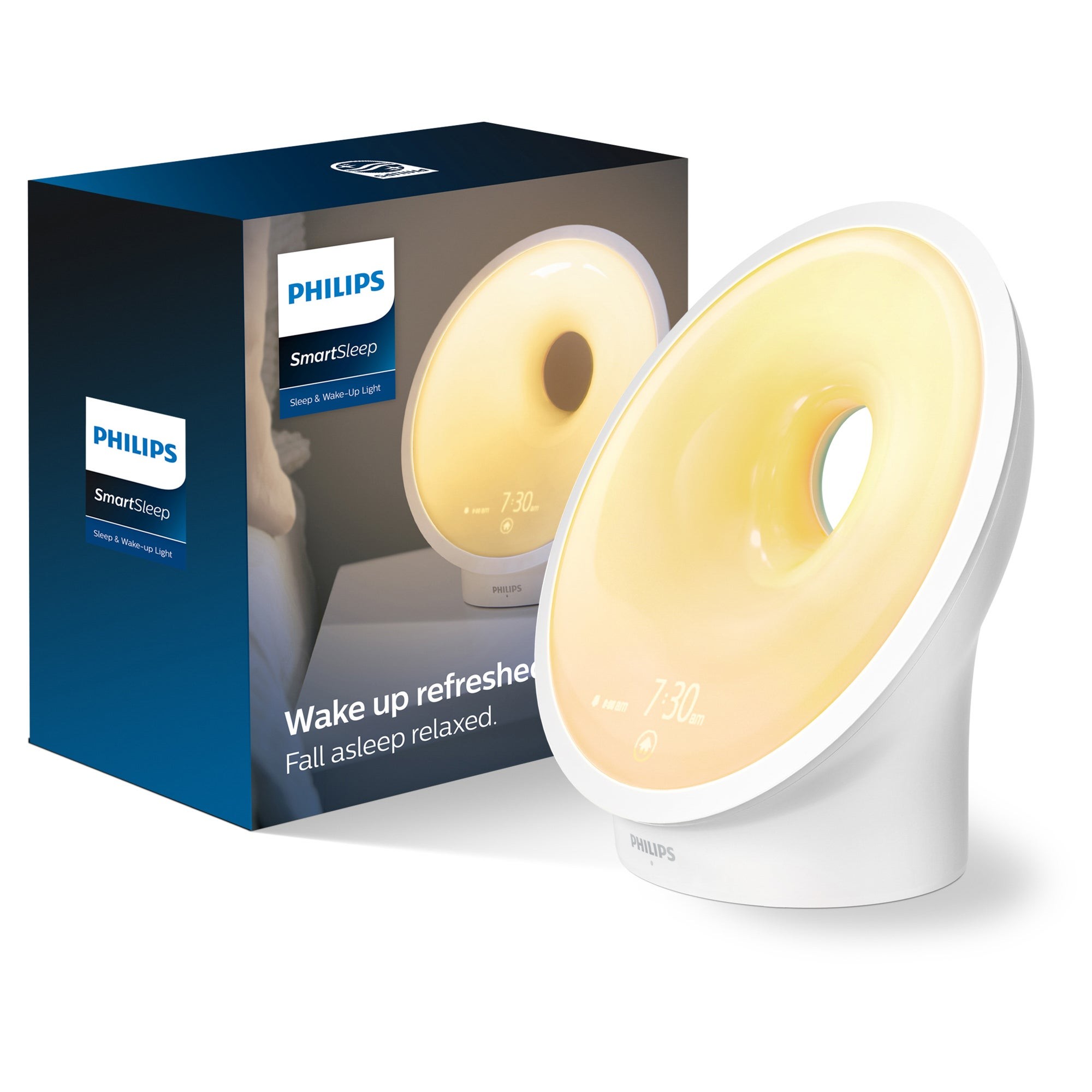 Sleep & Wake-Up Light Therapy Lamp w/ Sunrise Alarm