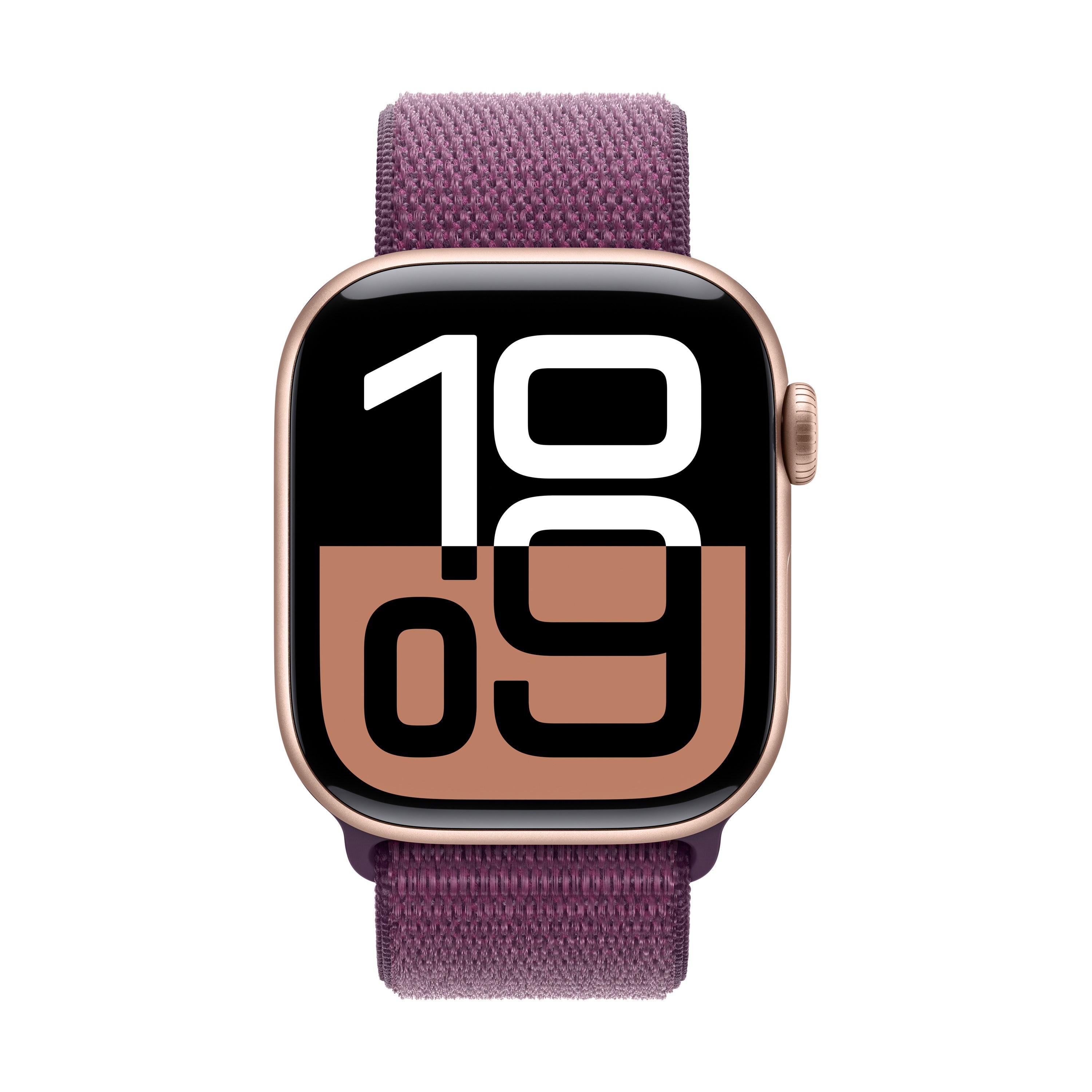 Watch Series 10 GPS + Cellular 42mm Rose Gold Aluminum Case w/ Plum Sport Loop