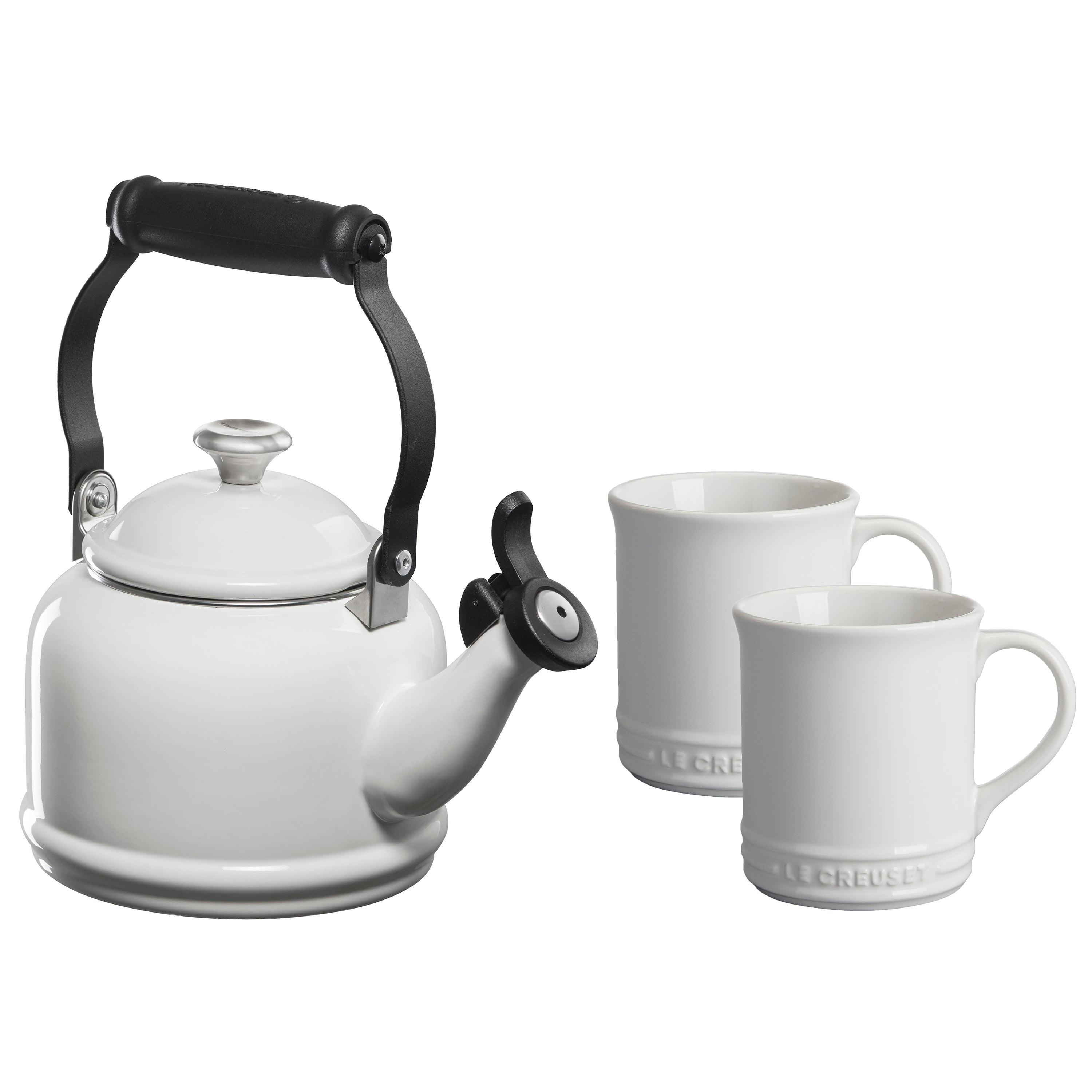 Demi Kettle & Mug Set White