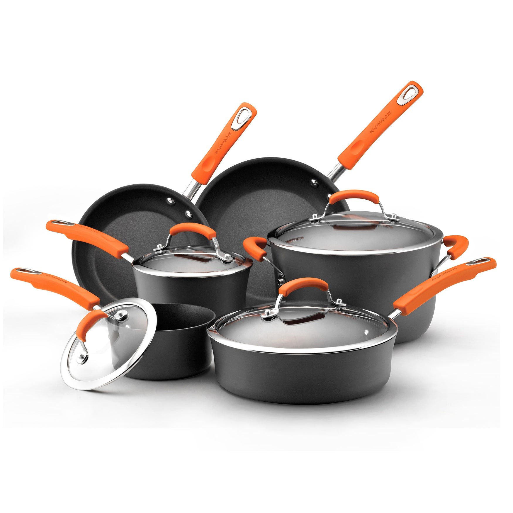 10pc Hard Anodized II Cookware Set