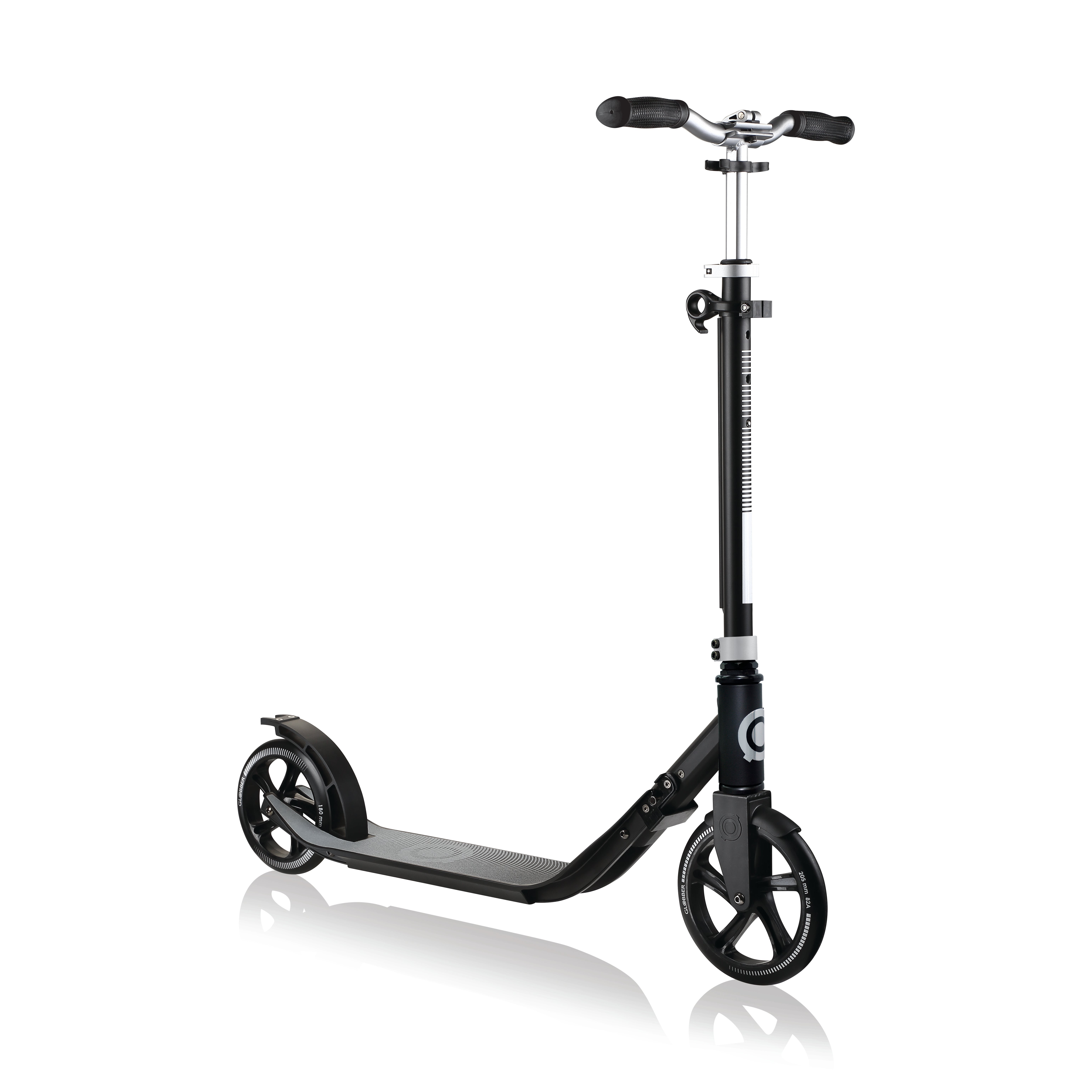 One NL 205-180 Duo Height Adjustable Scooter for Adults Lead Gray