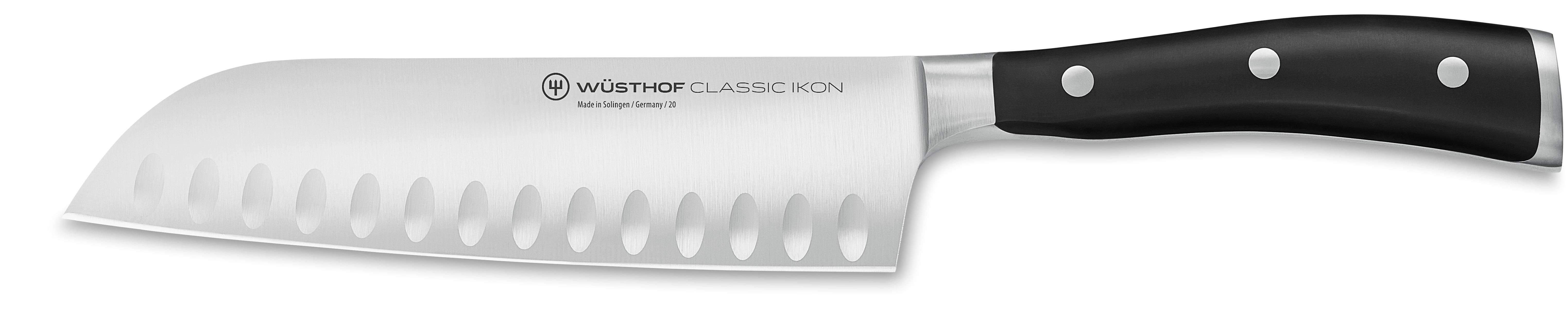 7" Classic Ikon Hollow Edge Santoku