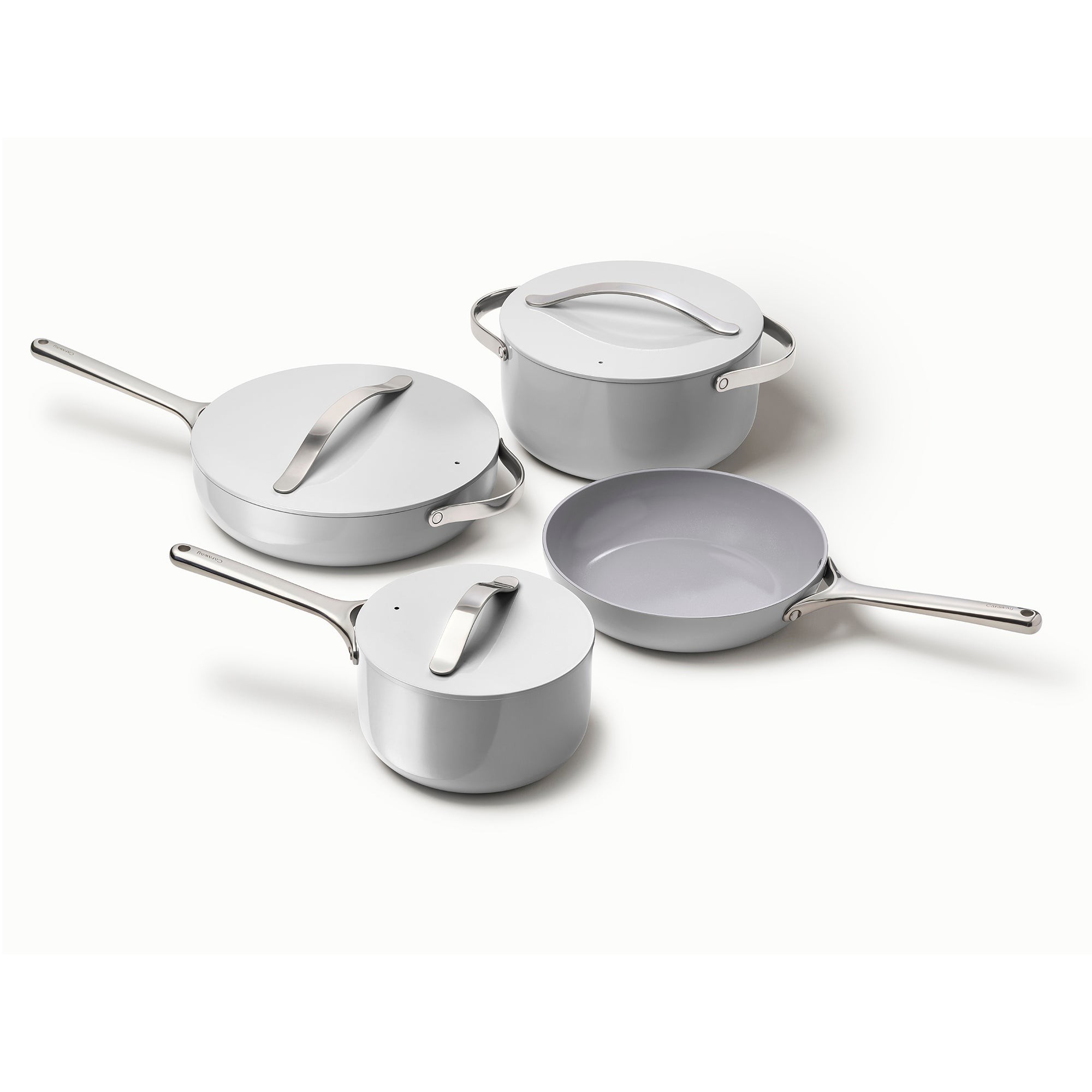 Non-Toxic Nonstick Ceramic Cookware Set Gray