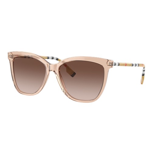 Burberry Womens Clare Sunglasses Pink/Brown Gradient, Size 56 frame Pink/Brown Gradient