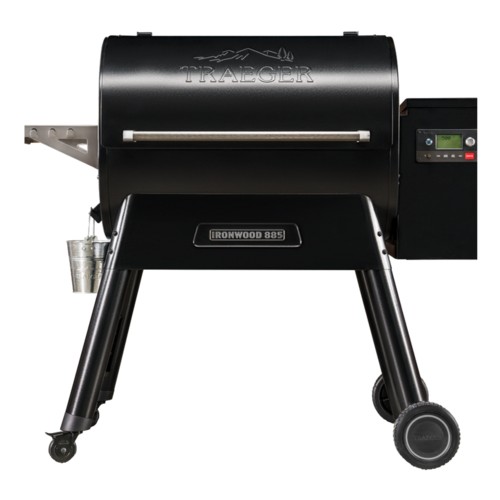 Traeger Ironwood 885 Pellet Grill with Pellet Sensor, Black