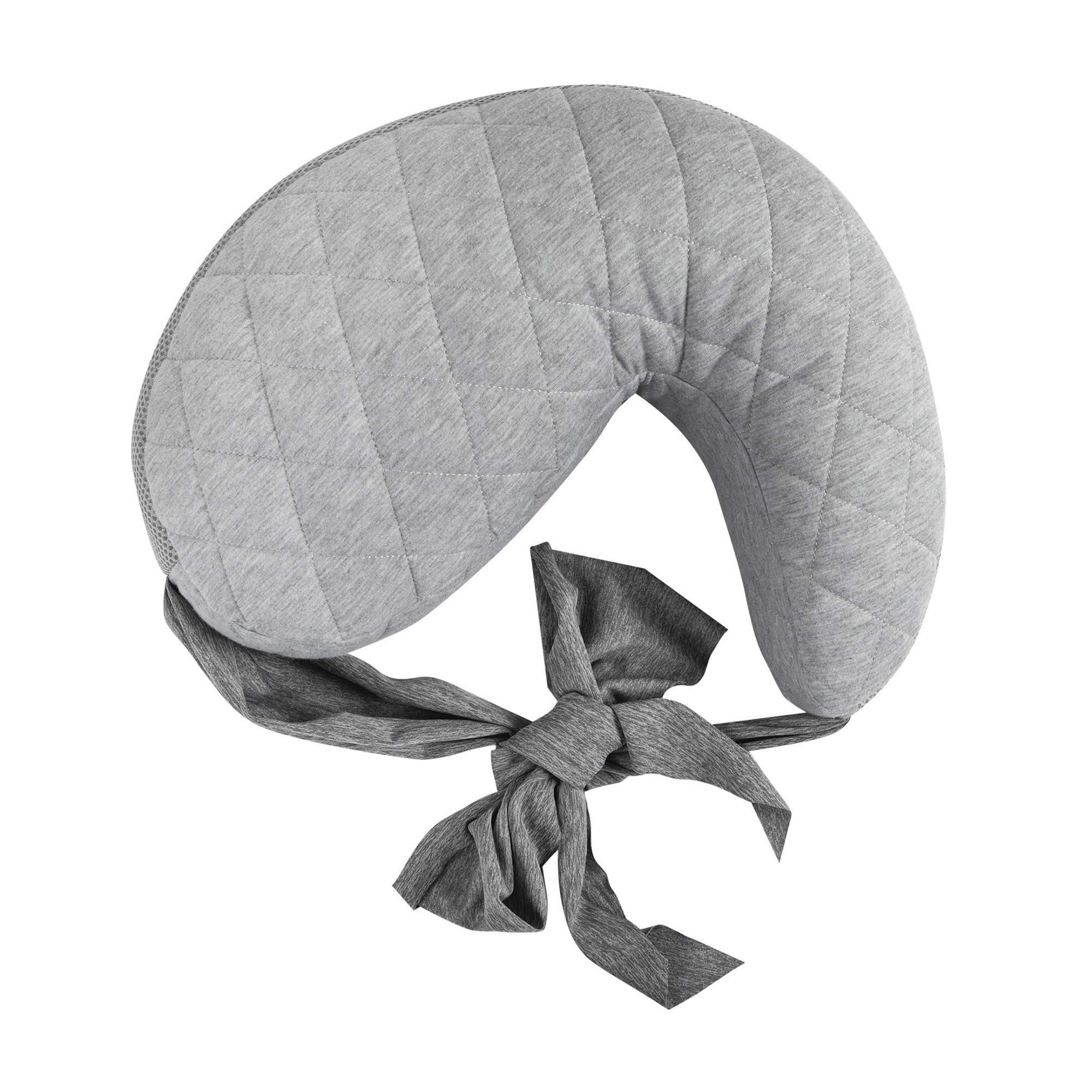 Boppy Anywhere Support Nursing Pillow Soft Gray Heathered