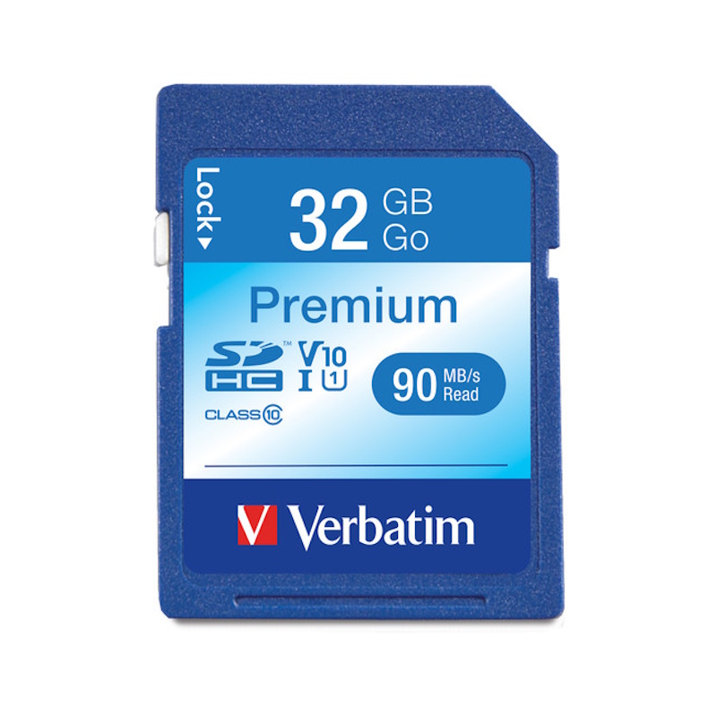 32GB Premium UHS-I SDHC Memory Card