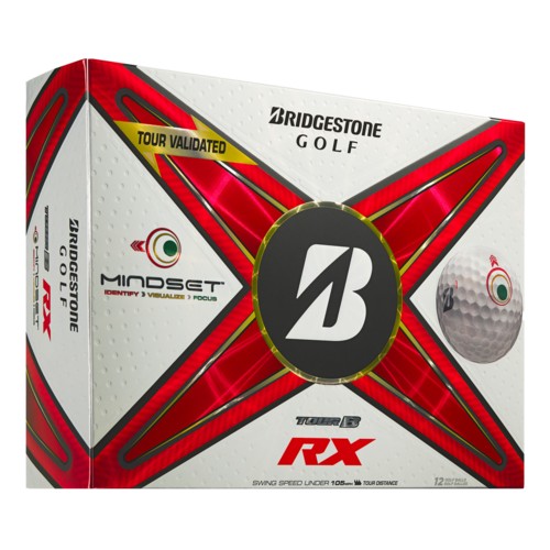 Bridgestone TOUR B RX MindSet Golf Balls White, 2024 White