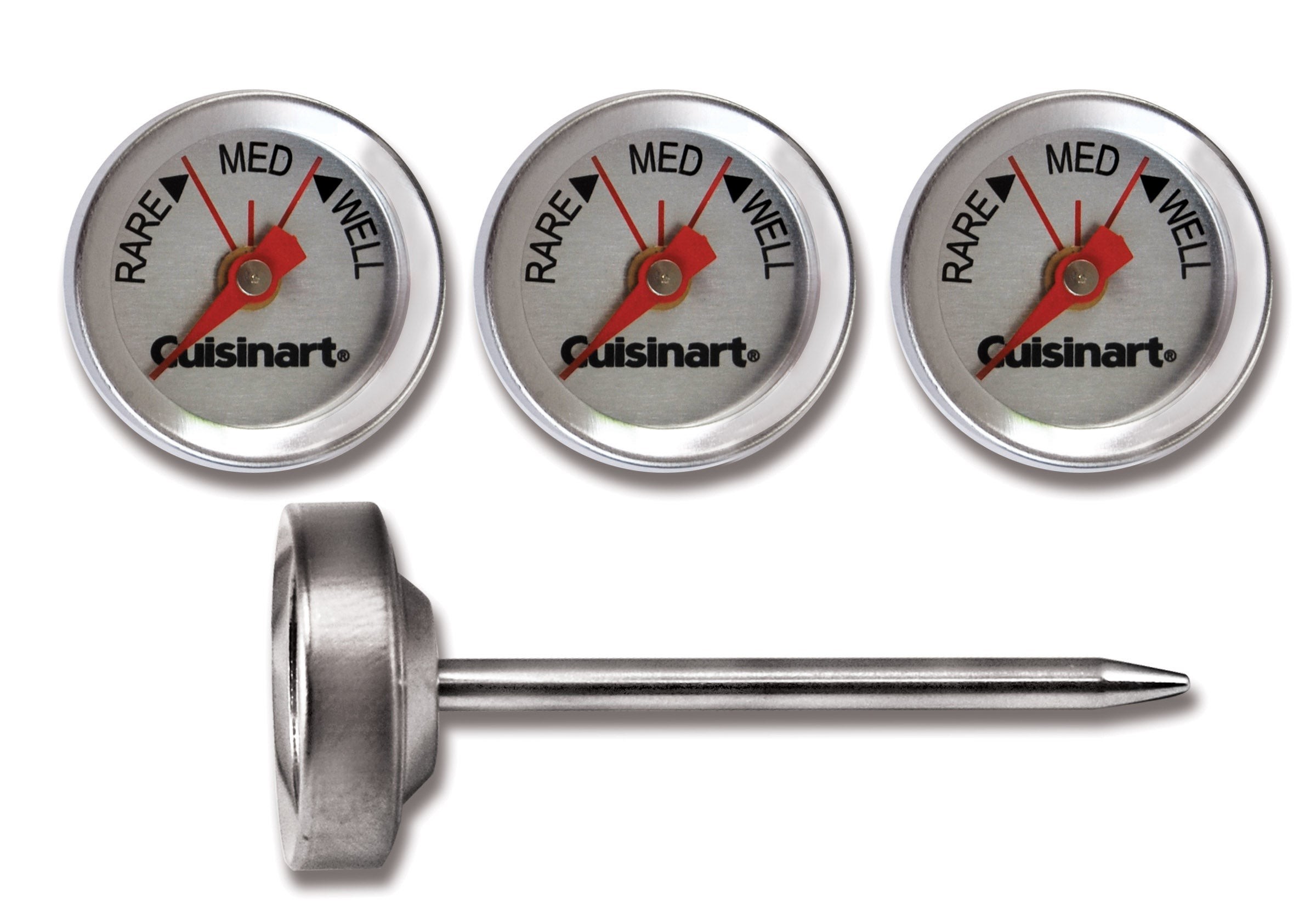 Set of Four Outdoor Grilling Steak Thermometers