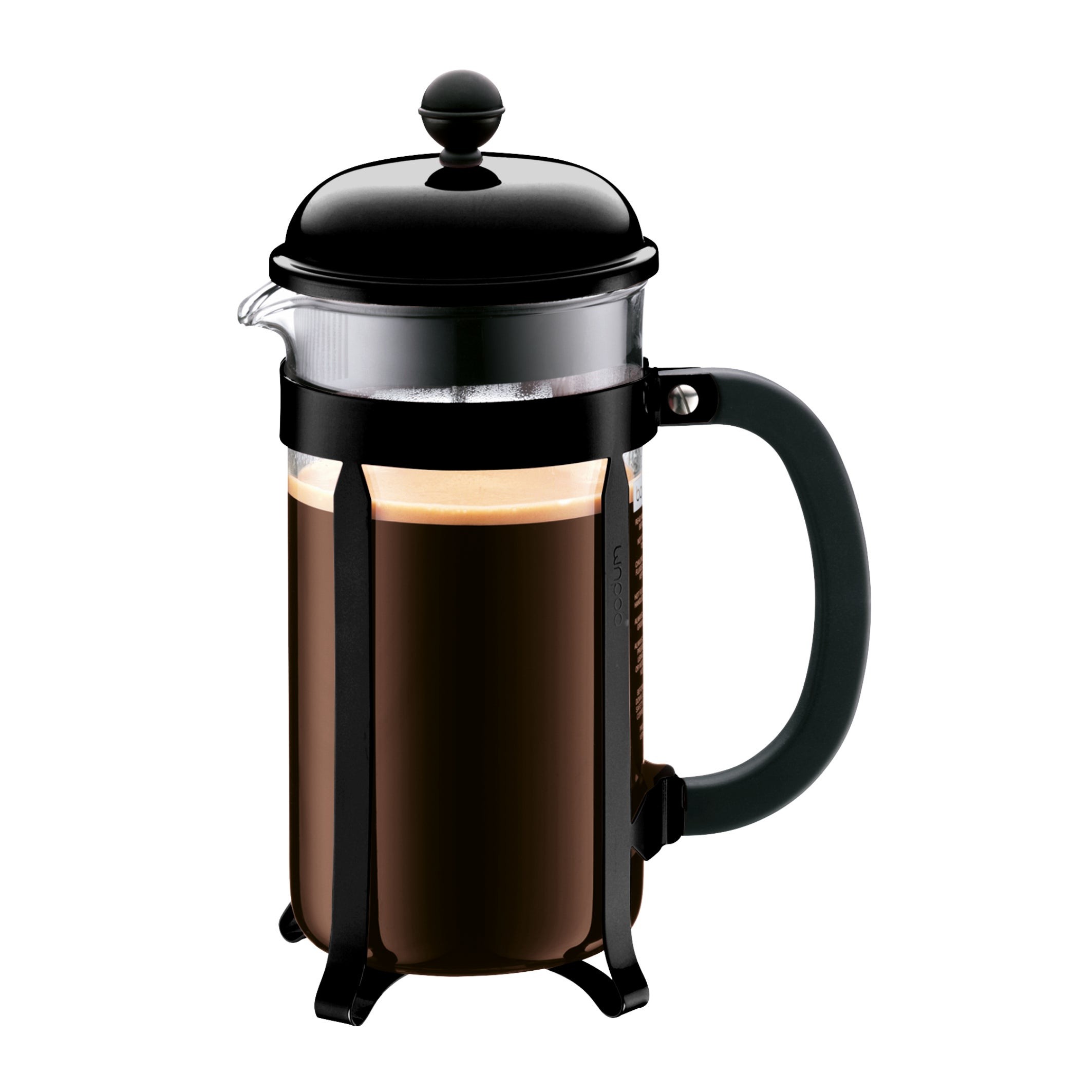 Chambord 8 Cup French Press Coffeemaker Black