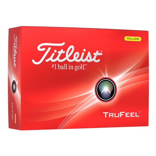 Titleist TruFeel Golf Balls Yellow, 2024