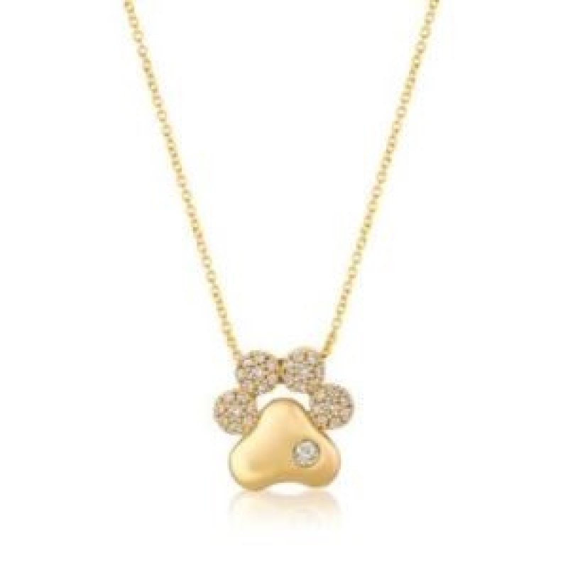 Honey Gold Pendant Necklace